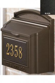 Wall Mount Personalized Mailbox   Mailboxes   Outdoor 