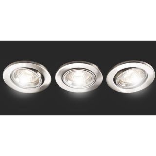 Fire Rated Tilt Downlight B/Chrome Pk3   Downlights   Lighting 