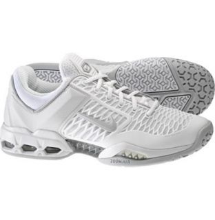 Nike Tennis Womens Air Max Breathe Free Tennis Shoes (White) at 