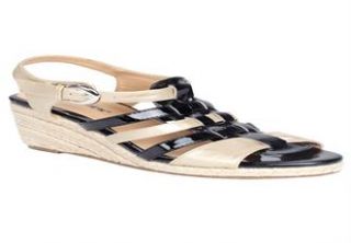 Plus Size Sandals, wedge espadrille, the Sunshine by Comfortview 