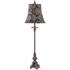 37H Bronze Finish French Console Lamp