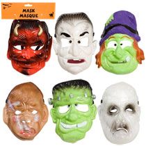 Bulk Halloween Masks, Adult and Child Sizes at DollarTree