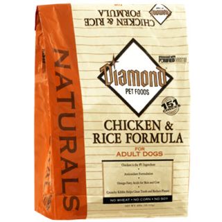 Diamond Naturals Chicken and Rice Adult Dry Dog Food (Click for Larger 