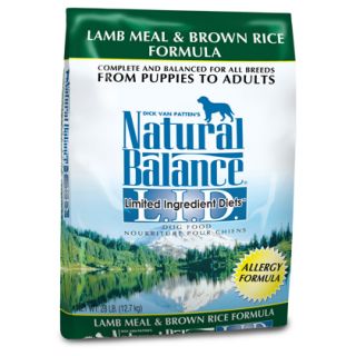 Natural Balance L.I.D. Limited Ingredient Diets Lamb Meal & Brown Rice 