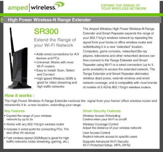Buy the Amped Wireless High Power Smart Repeater .ca