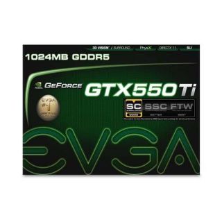 Buy the EVGA SuperClocked GeForce GTX 550 Ti 1GB GDDR5  