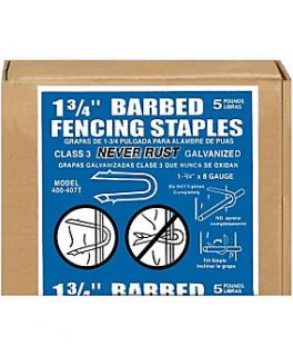 Fi Shock™ 1 3/4 in. Galvanized Barbed Fencing Staples, 5 lb. Box 