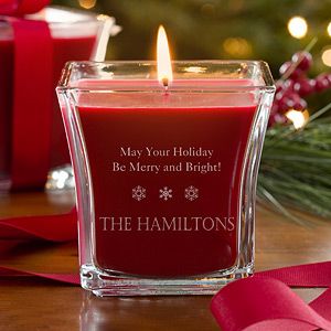 Personalized Christmas Candles   Spirit of Christmas   11026