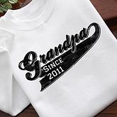 Personalized Grandpa Shirts & Apparel   Grandpa Since   11796