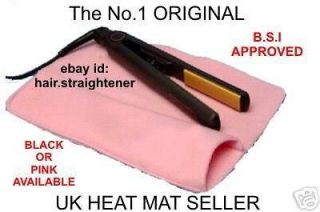 Pink Heat Proof Mat with Pouch for GHD Straighteners