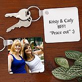 Personalized Photo Key Chains   Best Friends   7781