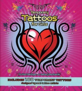 Temporary Tattoos for Girls Includes 100 Temporary Tattoos by Anita 