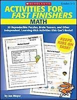 ACTIVITIES FAST FINISHERS Math Gr 2 3 Scholastic NEW