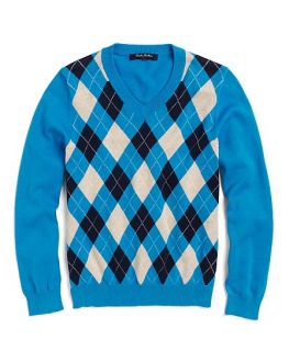 Argyle V Neck Sweater   Brooks Brothers