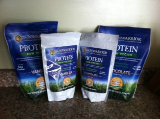 Tasty Protein Powder + Bonuses (SunWarrior is Raw Vegan Sprouted 