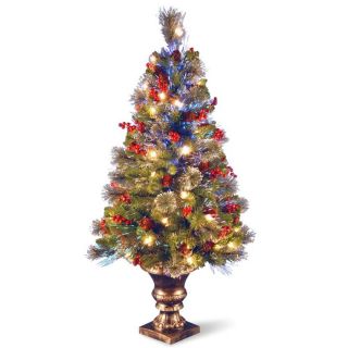 Fiber Optic Spruce Christmas Tree w/ Lights at Brookstone—Buy Now 