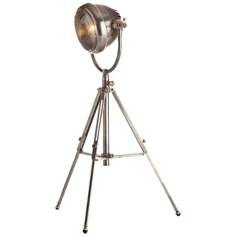 Arteriors Home Kamaro Vintage Silver Tripod Table Lamp