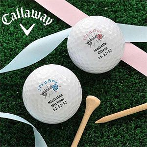 Custom Personalized New Baby Golf Balls   2489