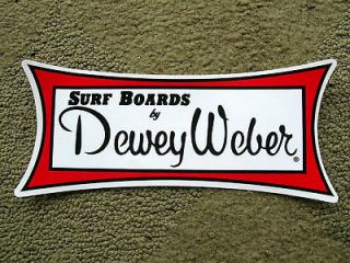 Large Dewey Weber surfboards surfing sticker vintage style decal 