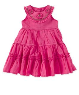 Mothercare Pink Tiered Sequin Dress