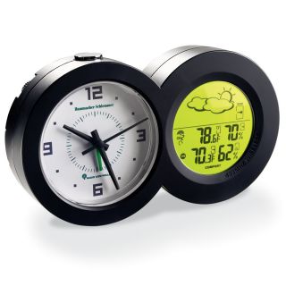 The Bedside Alarm Clock and Weather Station   Hammacher Schlemmer 