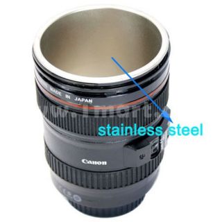 Multi functional 24 105mm Lens with Lens Hood Shaped Coffee Mug Cup 