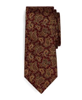 Ancient Madder Small Paisley Print Tie   Brooks Brothers