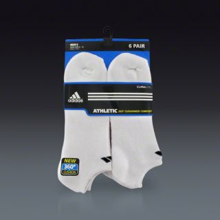 adidas 6 pack No Show Sock  SOCCER