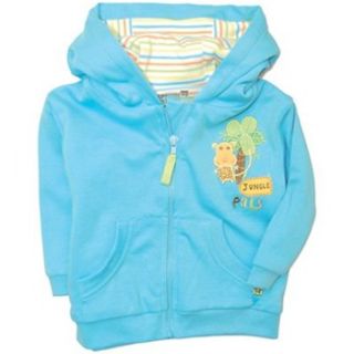 Bebe Cool Blue Jungle Hooded Zip Top