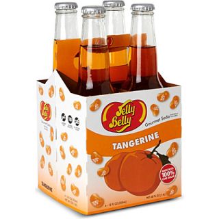 Pack of four Tangerine soft drinks 355ml   JELLY BELLY   Soft drinks 