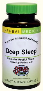 Herbs Etc   Deep Sleep Alcohol Free   60 Softgels Contains California 