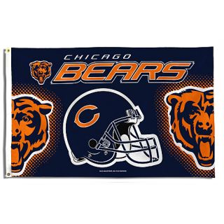 Chicago Bears Collectibles Rico Chicago Bears NFL Banner Flag