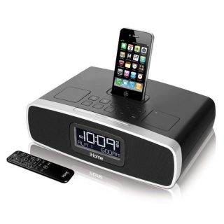 iHome Dual Alarm Clock Radios for iPod/iPhone at Brookstone—Buy Now