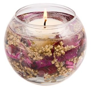 Stoneglow Wild Fig/Cassic Berry Fish Bowl Gel Candle