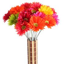 Home Party Supplies Wedding & Bridal Shower Large Gerbera Daisy Stems 
