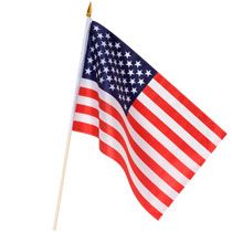 Bulk Mini United States Flags, 3 ct. Packs at DollarTree