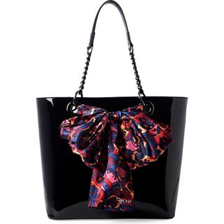 Patent Scarf medium shopper   DKNY   Tote   Handbags & purses 