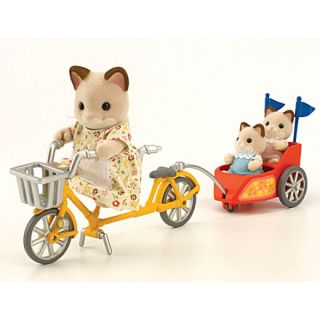 Tandem bike with baby cart set   SYLVANIAN FAMILIES  selfridges