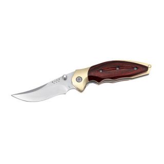 Buck Knives Kalinga Pro Folding Knife with Rosewood Handle   Gander 