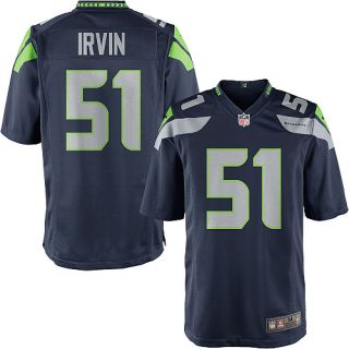 Youth Nike Seattle Seahawks Bruce Irvin Game Team Color Jersey (S XL 