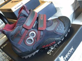 GEOX Savage boys navy/red waterproof boots sizes 8, 12, 2 RRP £59 