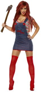 Overalls dress, top, and thigh highs. Weapon (BE53) sold separately 