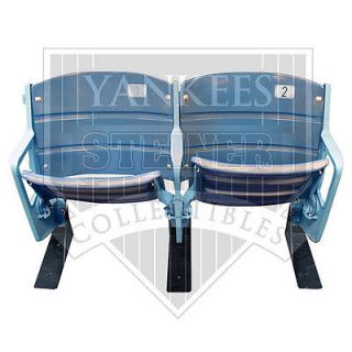 Steiner Authentic Game Used Double Seat Pair from the Original Yankee 