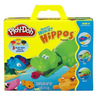 Great Play Doh creative fun with your favourites like Hungry Hippos 