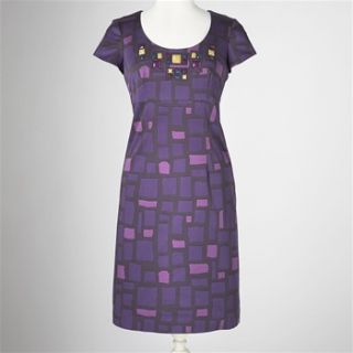 Boden Purple Mosaic Dress