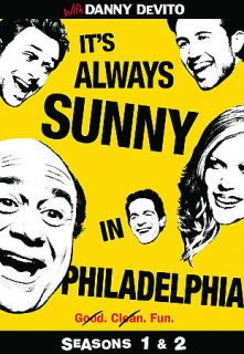 Its Always Sunny in Philadelphia   Seasons 1 2 DVD, 2009, 3 Disc Set 