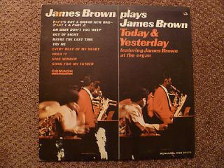 JAMES BROWN PLAYS JAMES BROWN TODAY AND YESTERDAY  LP RECORD   1965