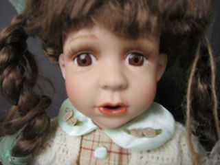 Geppeddo Adorable 16 Porcelain Doll Fairy Tale Series Brown Eyes 