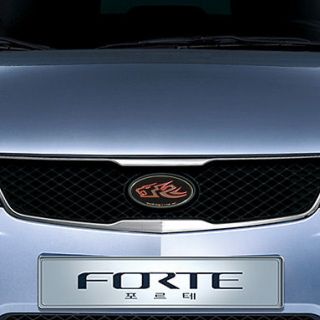 Wolf Grille & Trunk Emblem Badge for Kia 08+ Forte Cerato & KOU