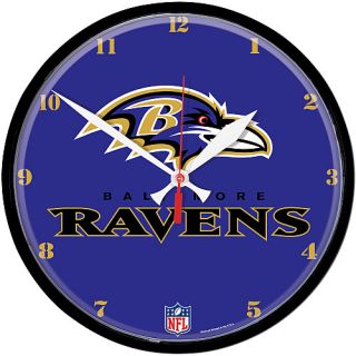 Baltimore Ravens Clocks Wincraft Baltimore Ravens Round Clock